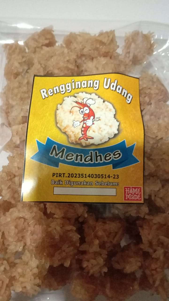 Rengginang Udang mentah