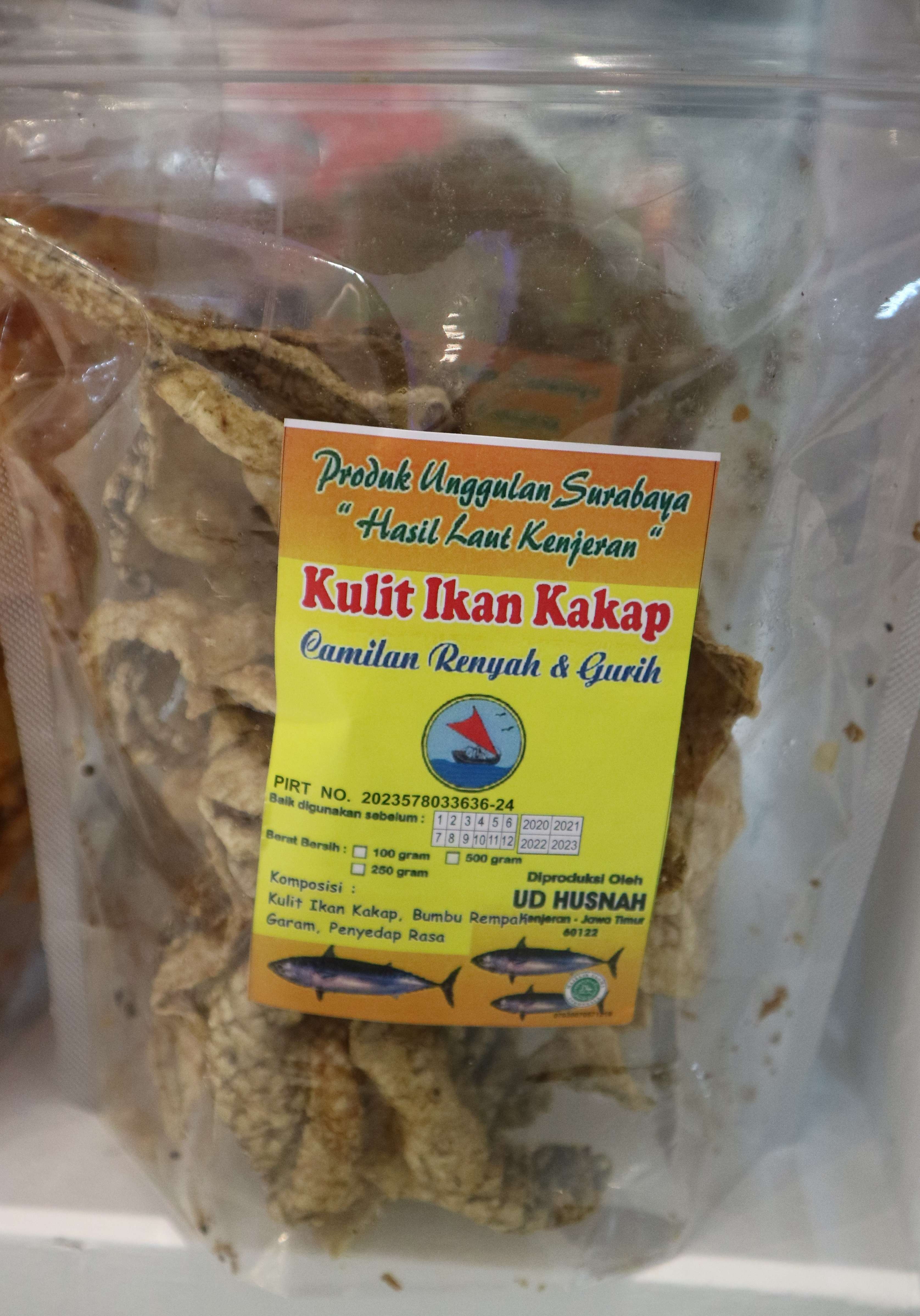 Krupuk Kulit Ikan Kakap